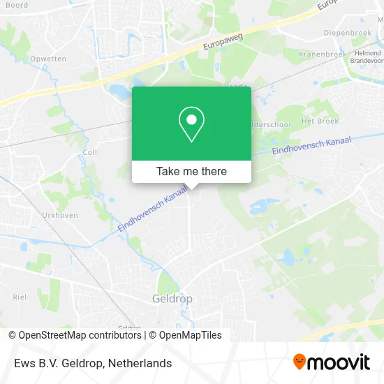 Ews B.V. Geldrop map