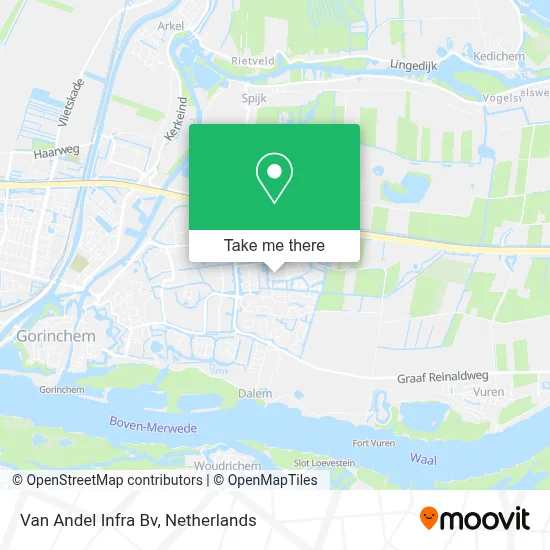 Van Andel Infra Bv map
