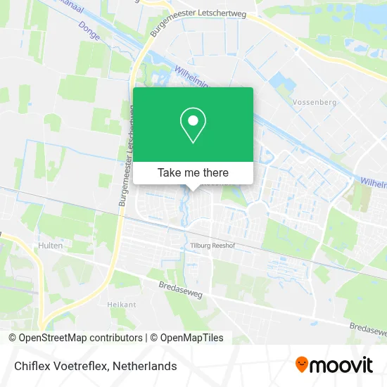 Chiflex Voetreflex map