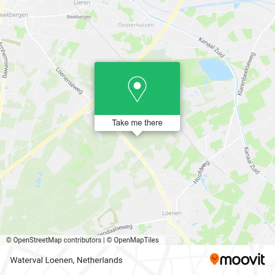 Waterval Loenen map