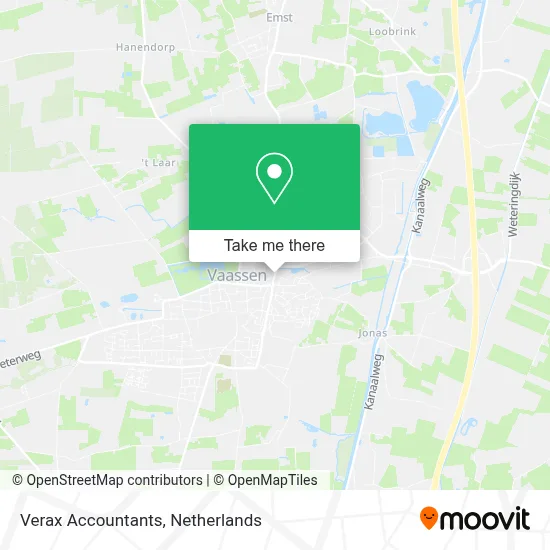 Verax Accountants map