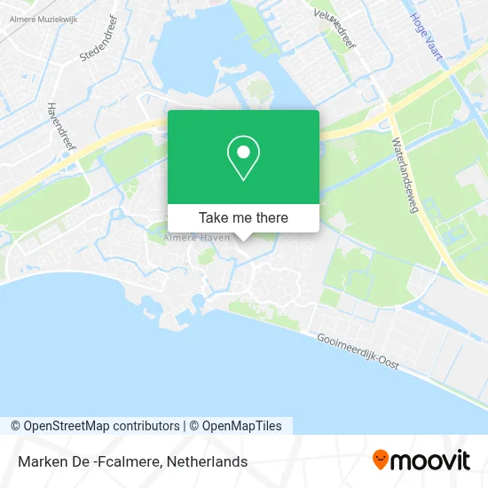 Marken De  -Fcalmere map