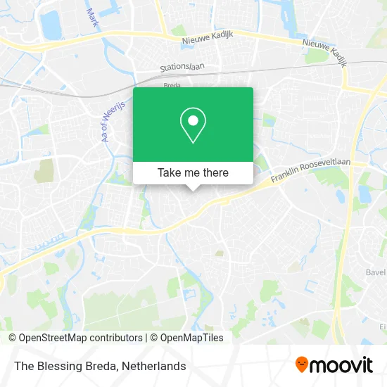 The Blessing Breda map