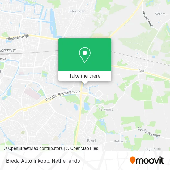 Breda Auto Inkoop Karte