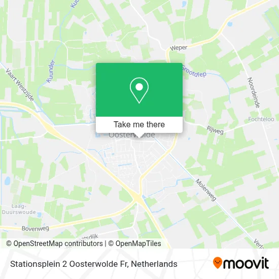 Stationsplein 2 Oosterwolde Fr map