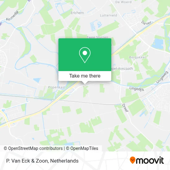 P. Van Eck & Zoon map