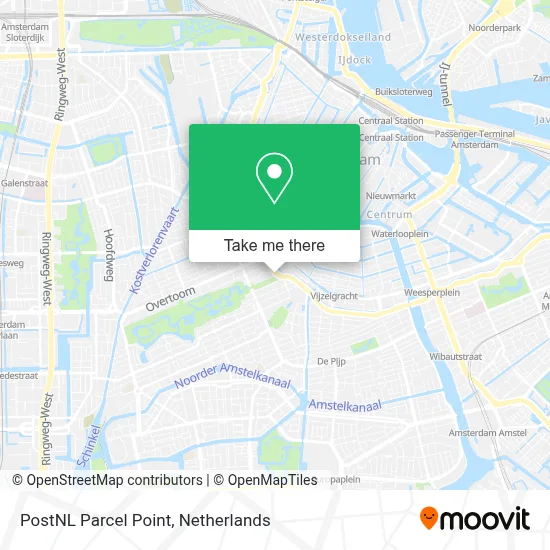 Postnl Pakketpunt map