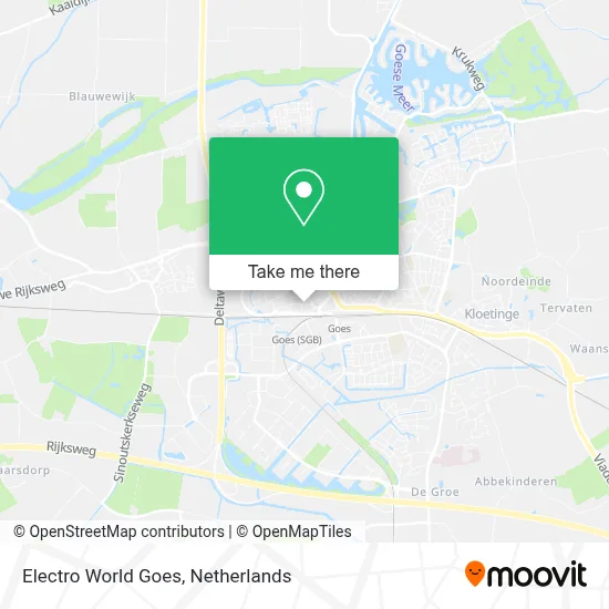 Electro World Goes map