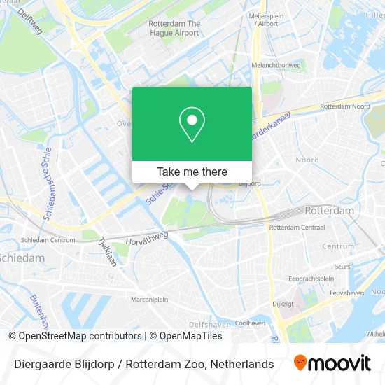 Diergaarde Blijdorp / Rotterdam Zoo map