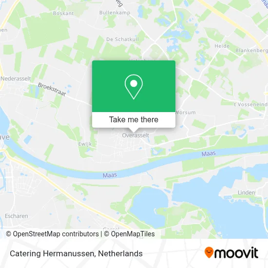 Catering Hermanussen map