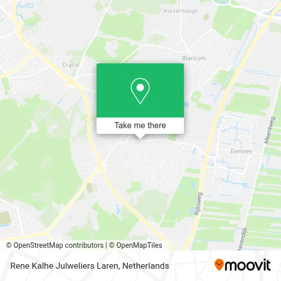 Rene Kalhe Julweliers Laren map