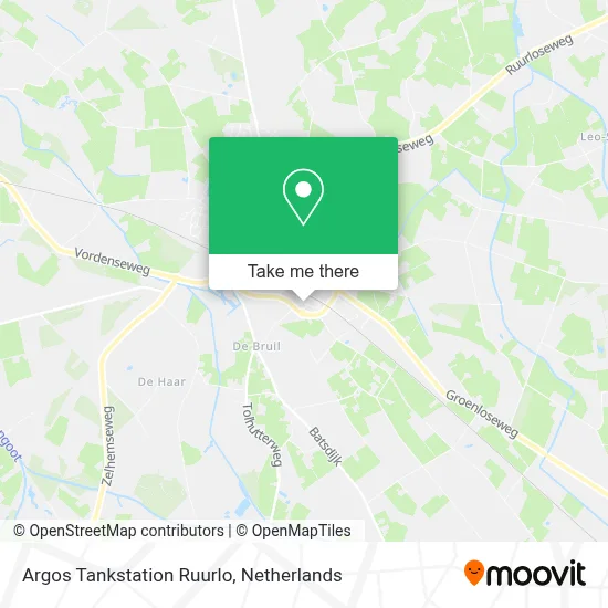 Argos Tankstation Ruurlo map