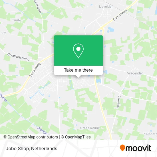 Jobo Shop map
