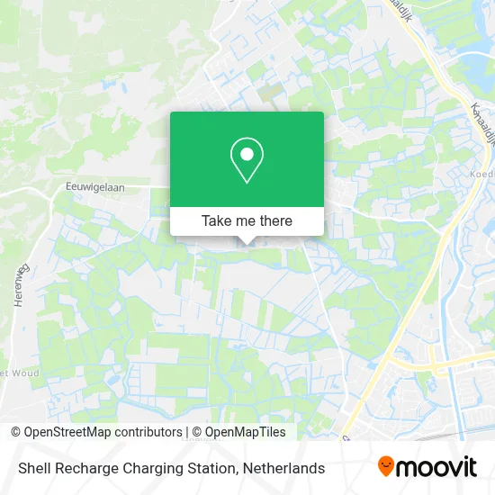 Shell Recharge Charging Station Karte