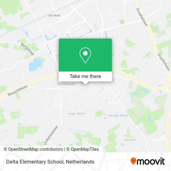 Basisschool Delta map