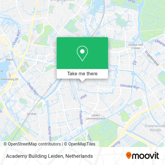 Academy Building Leiden map