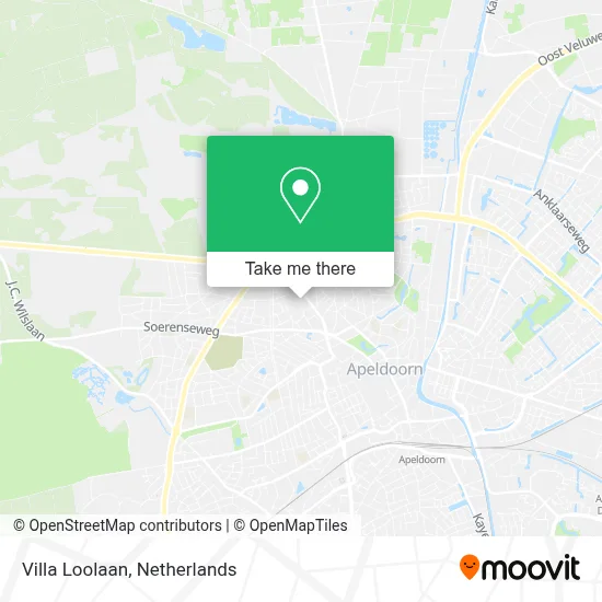 Villa Loolaan map