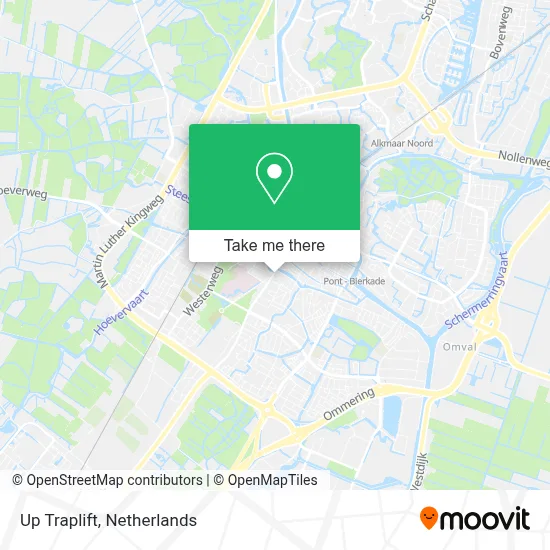 Up Traplift map
