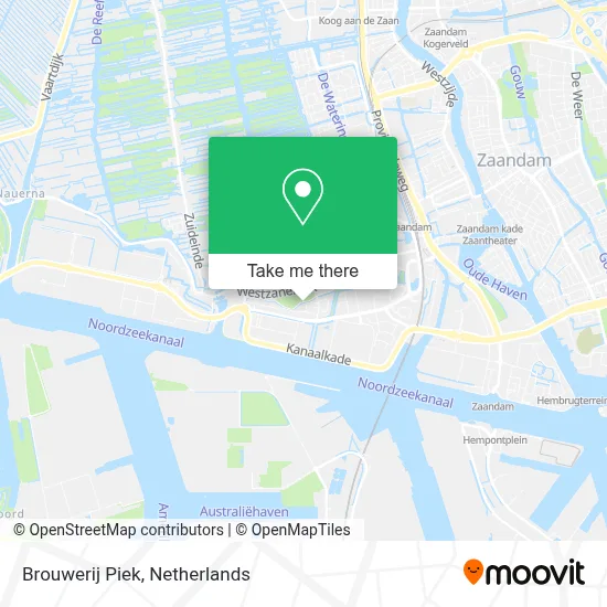 Brouwerij Piek map