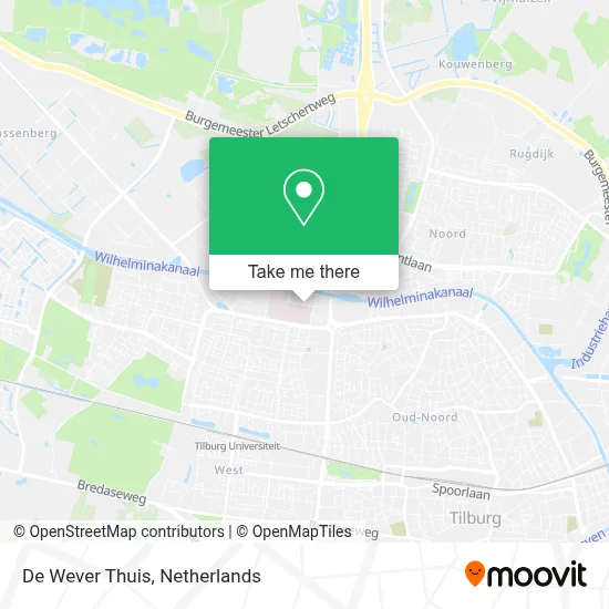 De Wever Thuis Karte