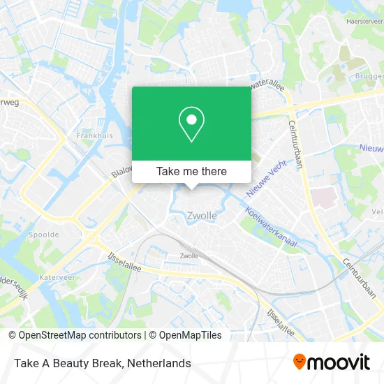 Take A Beauty Break map