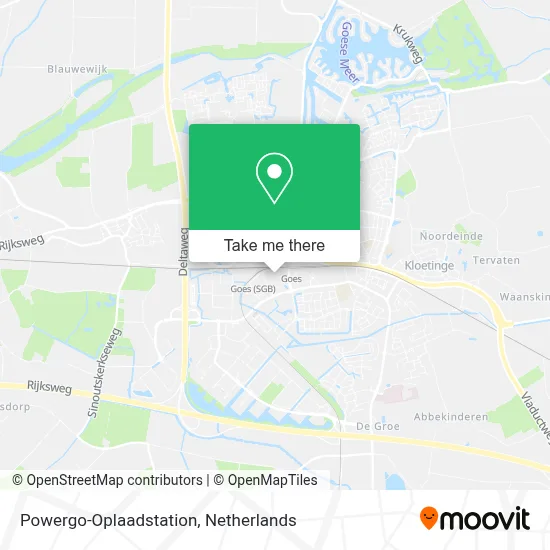 Powergo-Oplaadstation map