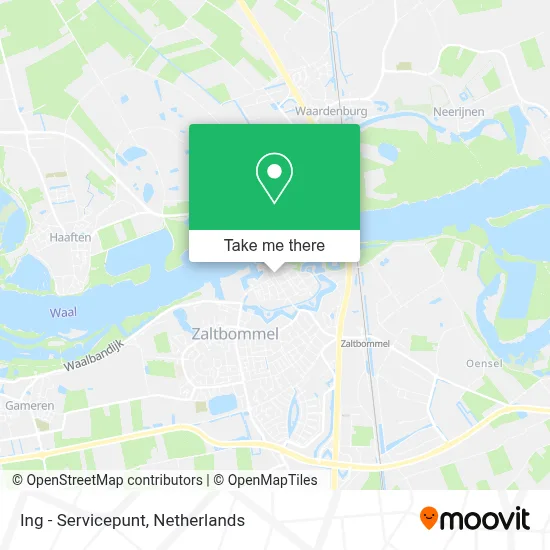 Ing - Servicepunt map