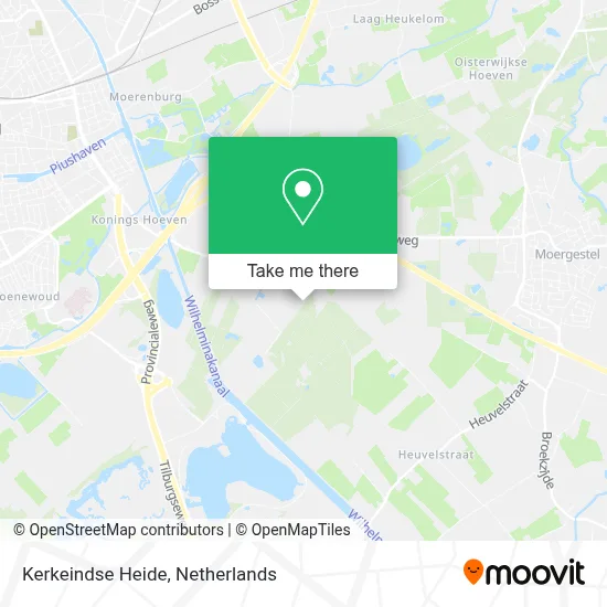 Kerkeindse Heide map