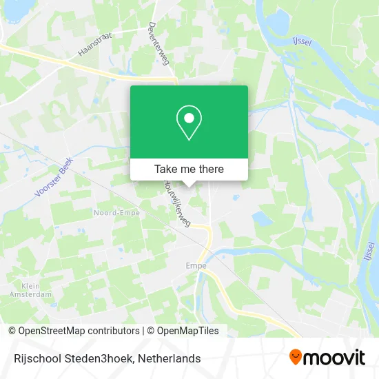 Rijschool Steden3hoek map