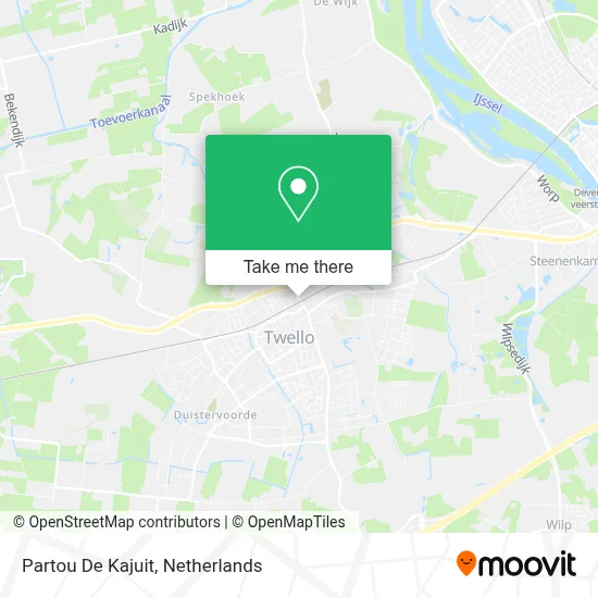 Partou De Kajuit map