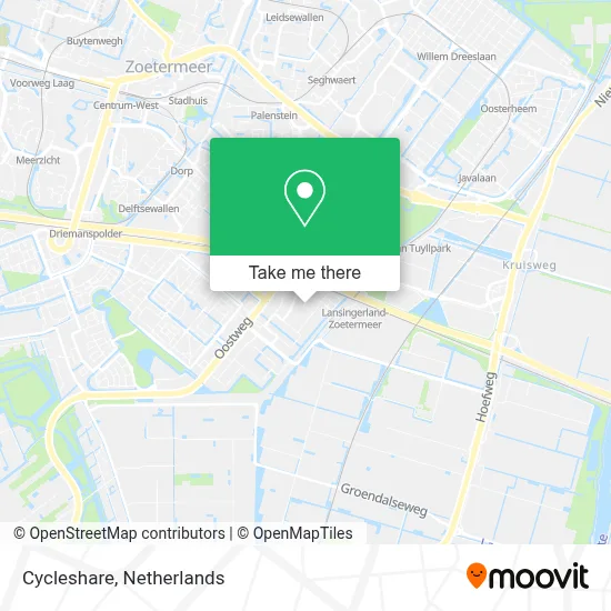 Cycleshare Karte