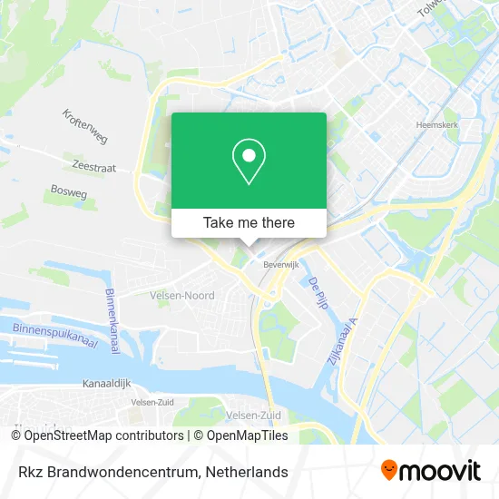 Rkz Brandwondencentrum map