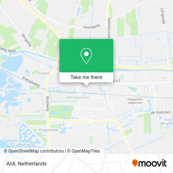 Aldi map