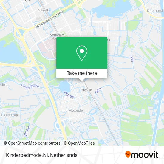 Kinderbedmode.Nl map