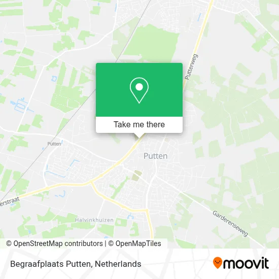 Begraafplaats Putten map