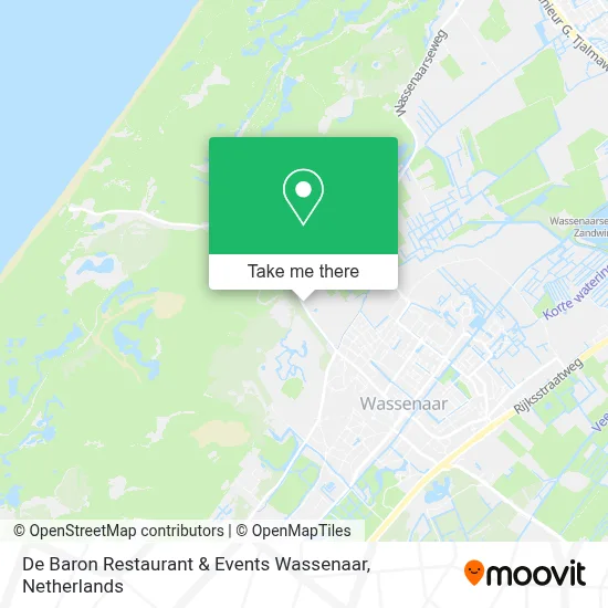 De Baron Restaurant & Events Wassenaar map
