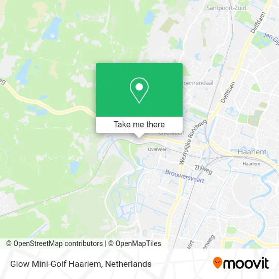 Glow Mini-Golf Haarlem map