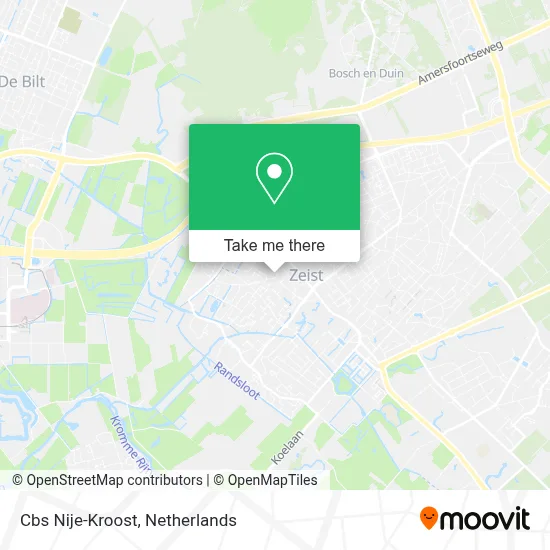 Cbs Nije-Kroost map