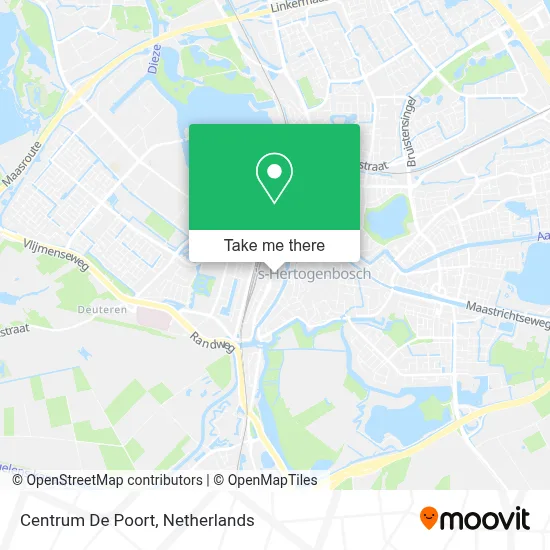 Centrum De Poort map