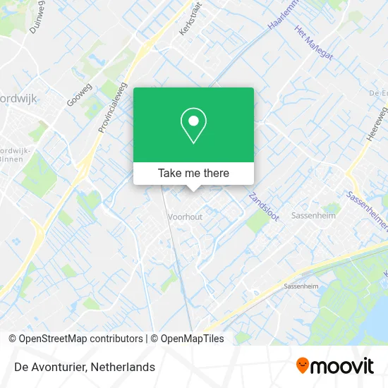 De Avonturier map