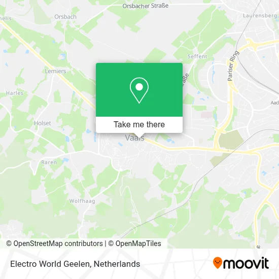 Electro World Geelen map