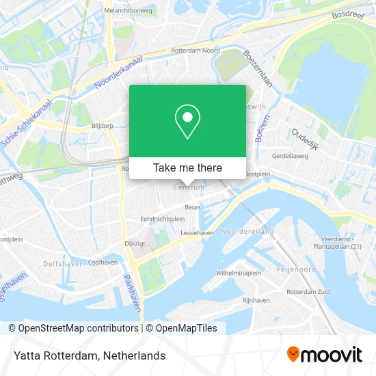 Yatta Rotterdam map