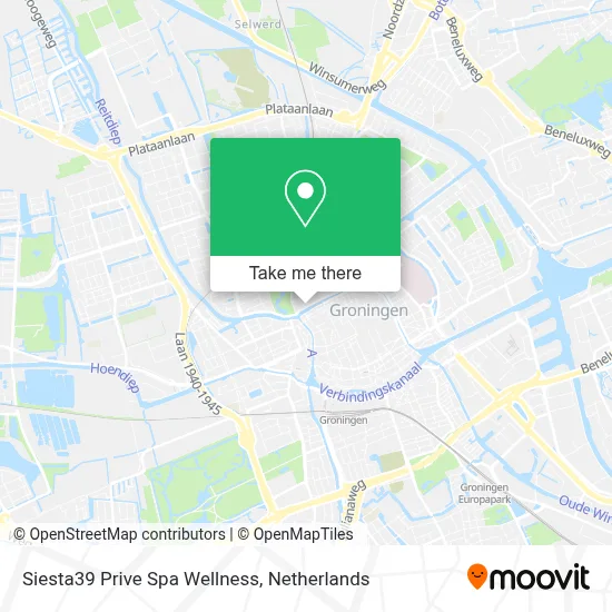 Siesta39 Prive Spa Wellness map