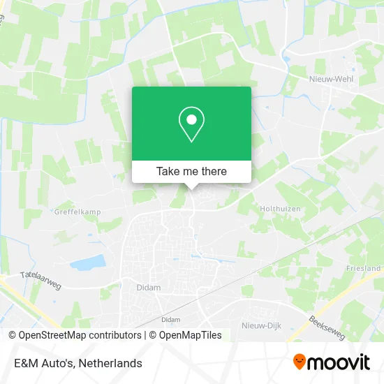 E&M Auto's map