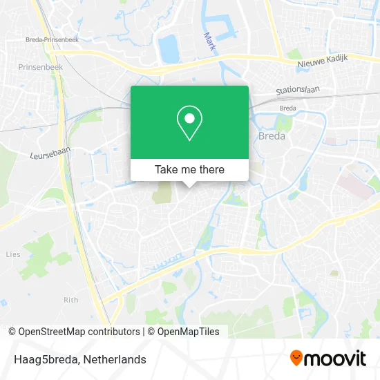 Haag5breda map