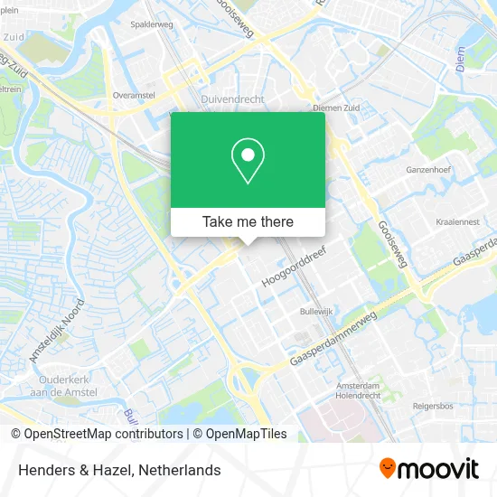 Henders & Hazel map