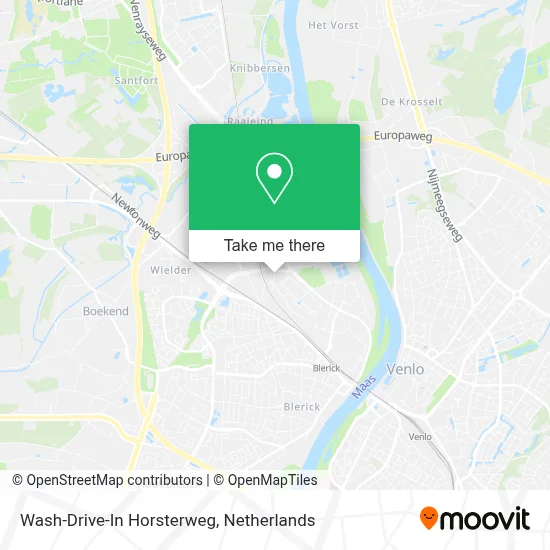 Wash-Drive-In Horsterweg map