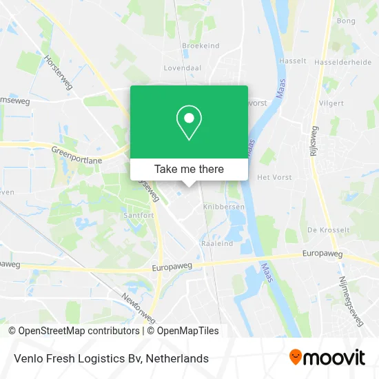 Venlo Fresh Logistics Bv map