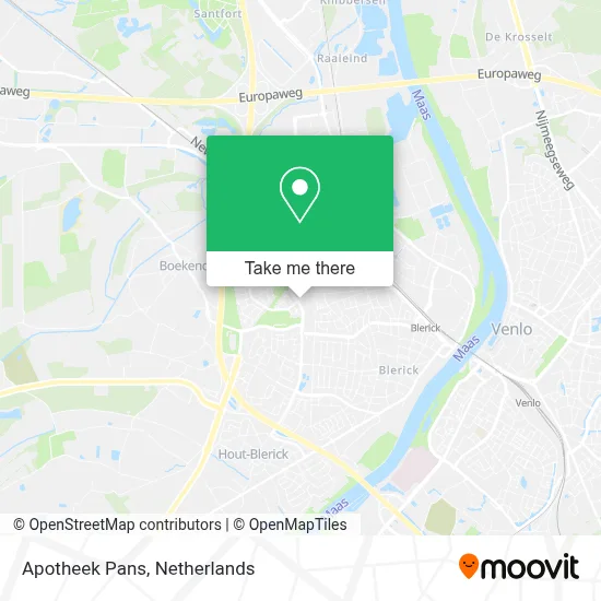 Apotheek Pans map