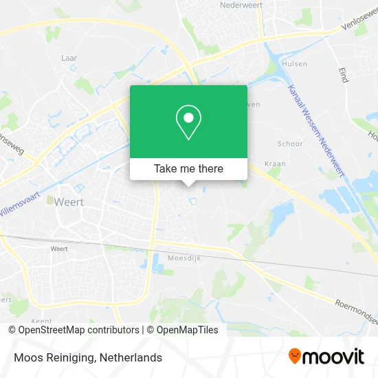 Moos Reiniging map
